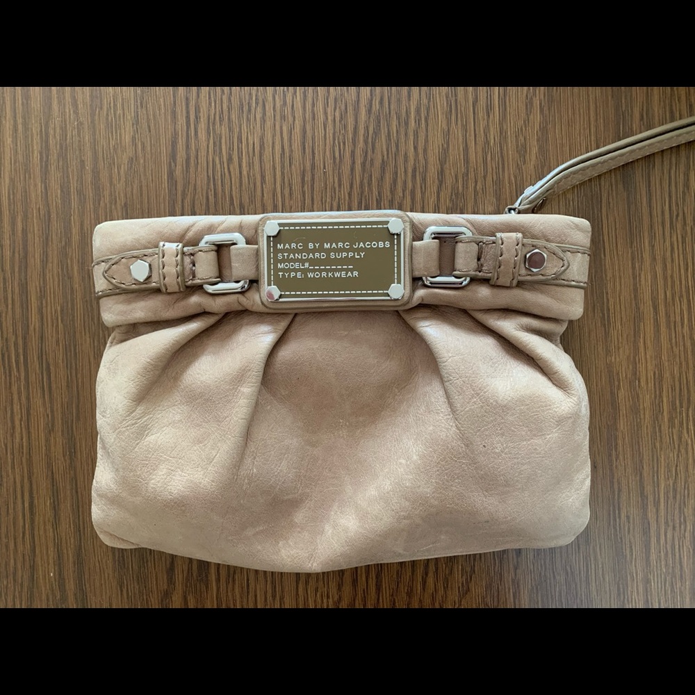 Marc by Marc Jacobs leather clutch